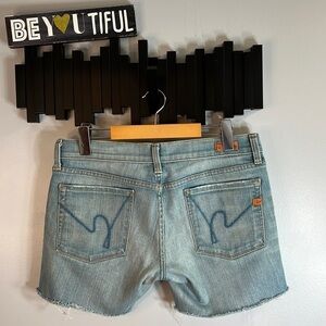 CITIZENS of Humanity Kelly Low Waist Cut-Off Jeans Shorts Size 29, 5”